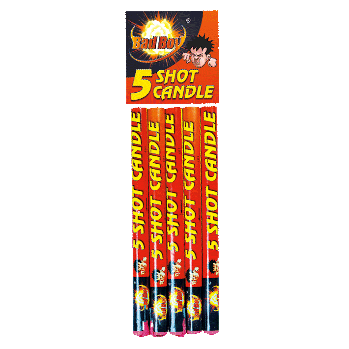 36 packs of badboy 5 shot candle