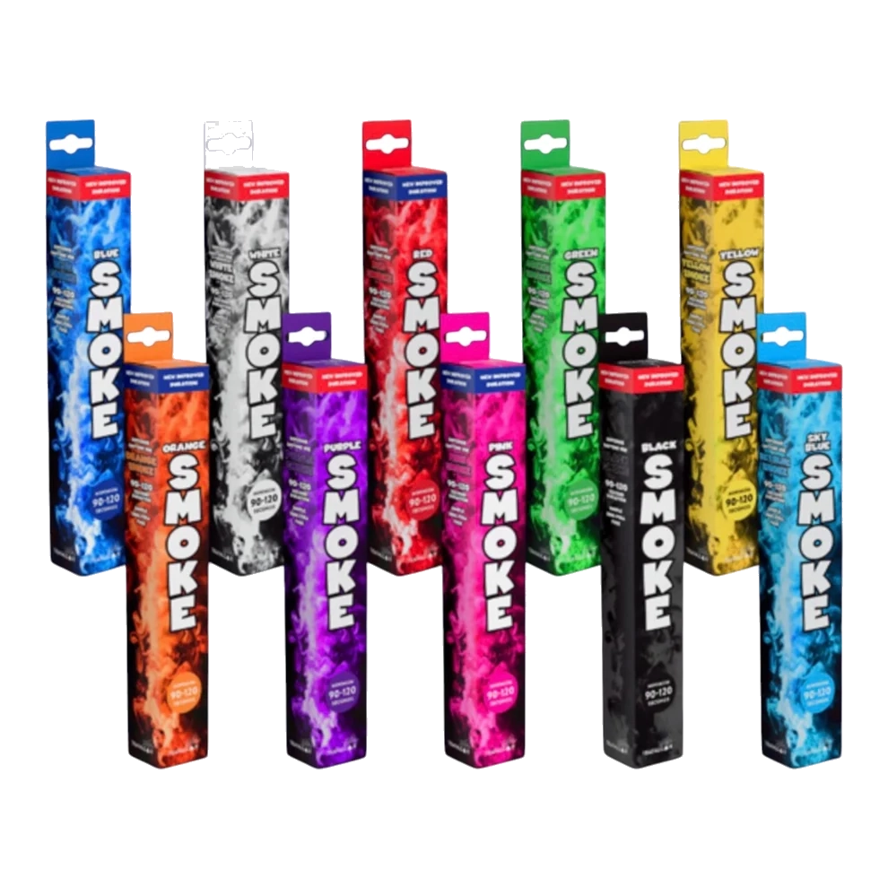 Hand Held Smoke Flares 90–120 Seconds (PROFESSIONAL QUALITY)