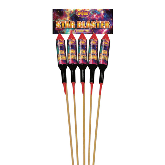 Star blaster rockets